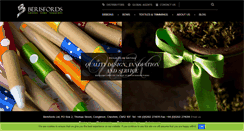 Desktop Screenshot of berisfords-ribbons.co.uk
