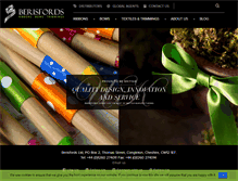 Tablet Screenshot of berisfords-ribbons.co.uk